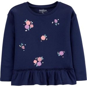 OSHKOSH B'GOSH GIRLS LONG SLEEVE SHIRT 4T